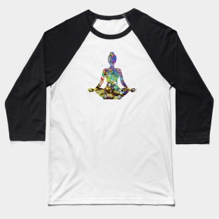 Yoga meditation Baseball T-Shirt